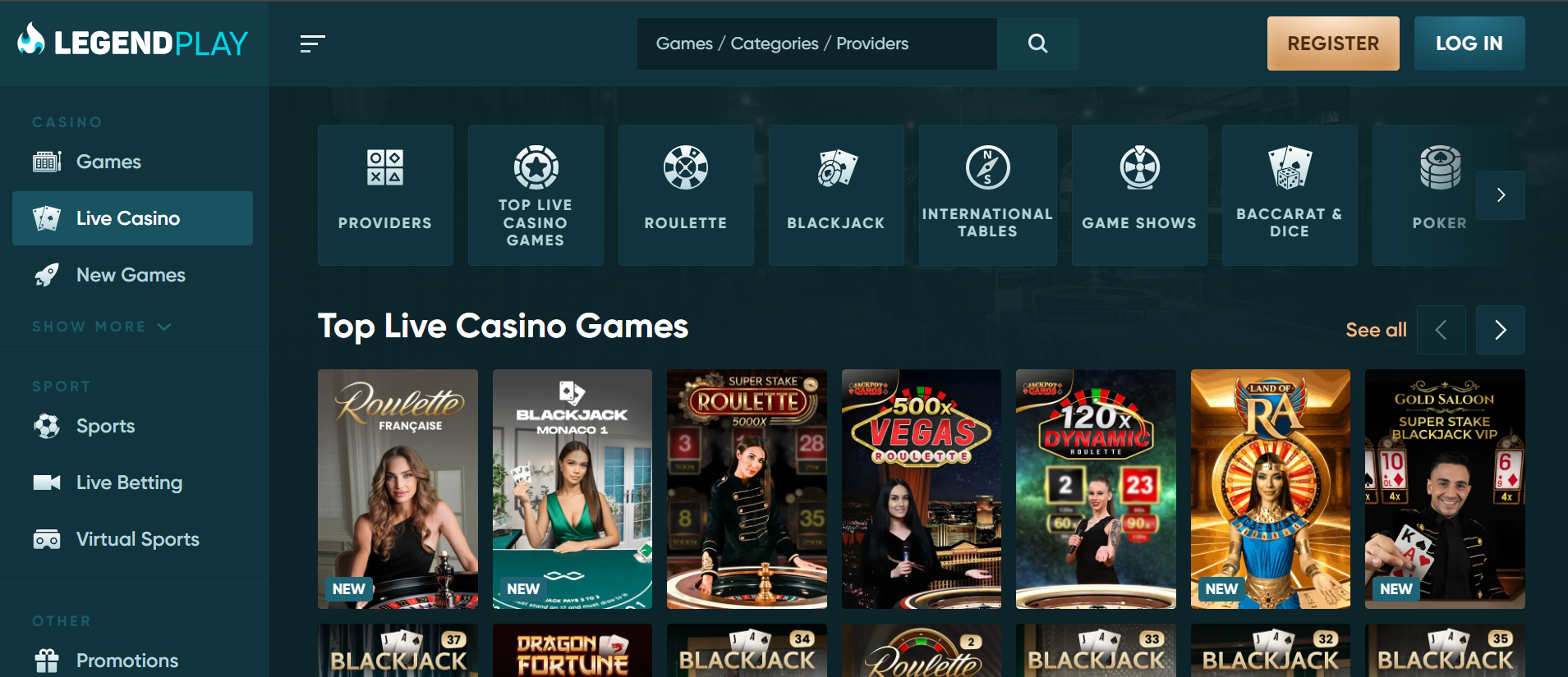 Legendplay casino